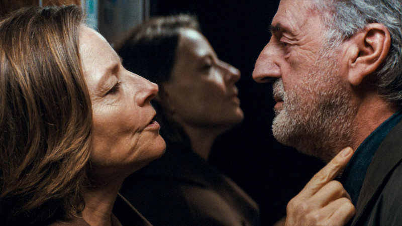 Jodie Foster as Lilian Steiner and Daniel Auteuil as Gabriel Haddad in A Private Life