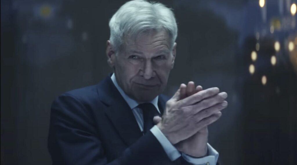 Harrison Ford as the US President in Captain America Brave New World