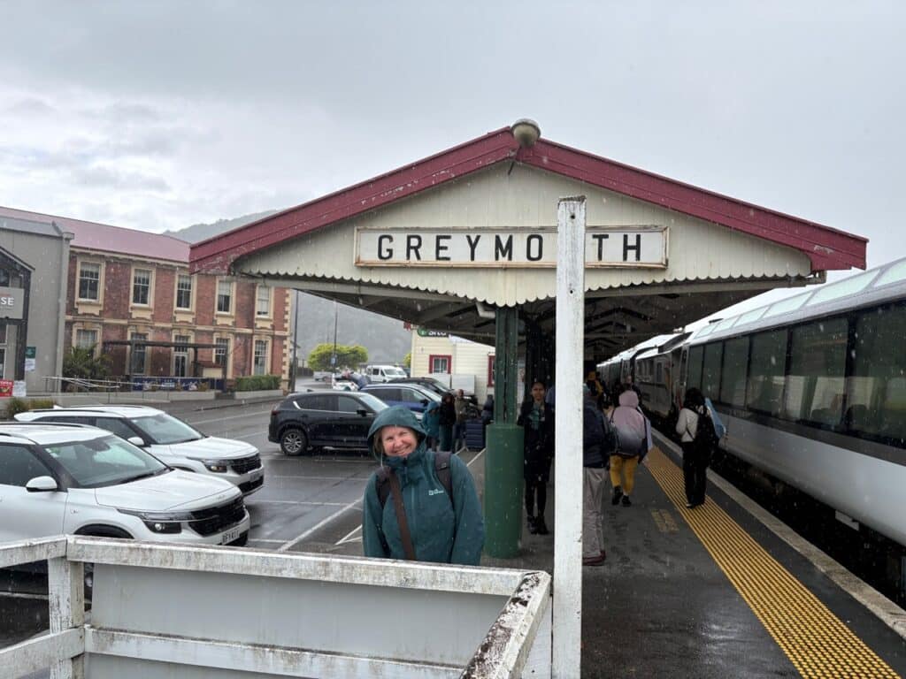 Greymouth station in New Zealand